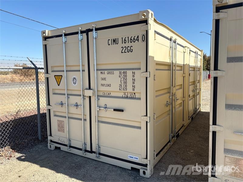  20 ft Standard Multi-Door Storage Container (Unuse Kontejneri za skladištenje