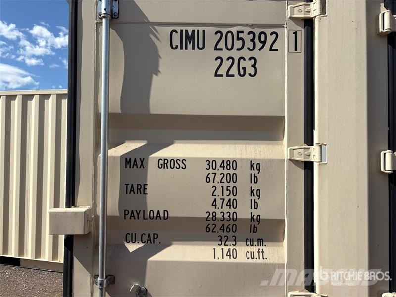 20 ft Standard Multi-Door Storage Container (Unuse Lagerbehälter