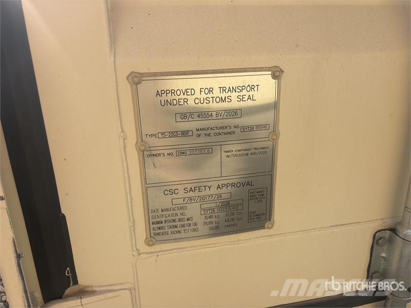 20 ft Standard Multi-Door Storage Container (Unuse Storage containers