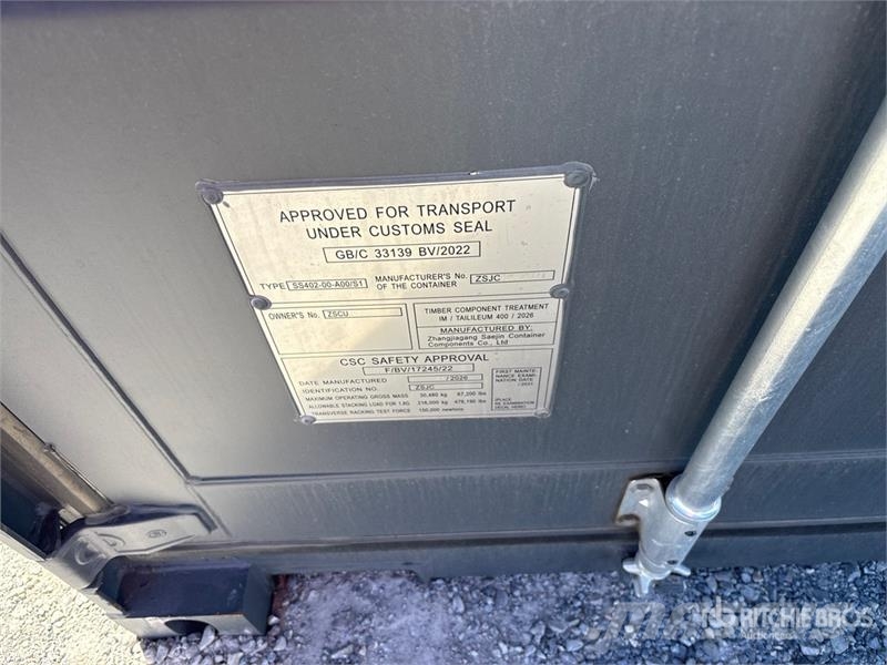 20 ft Standard Storage Container Lagerbehälter