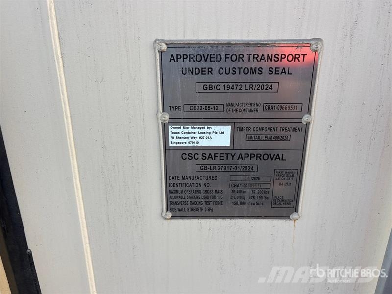 20 ft Standard Storage Container Contenedores de almacenamiento