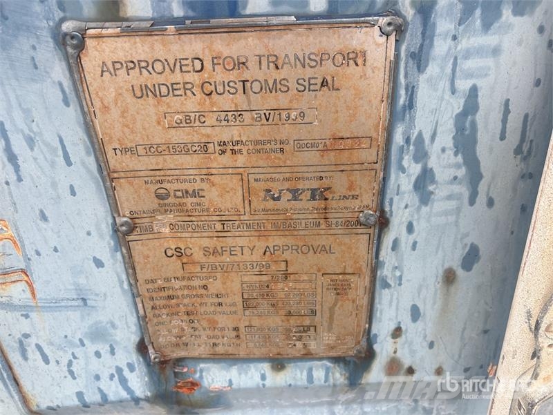 20 ft Storage Container Varastokontit