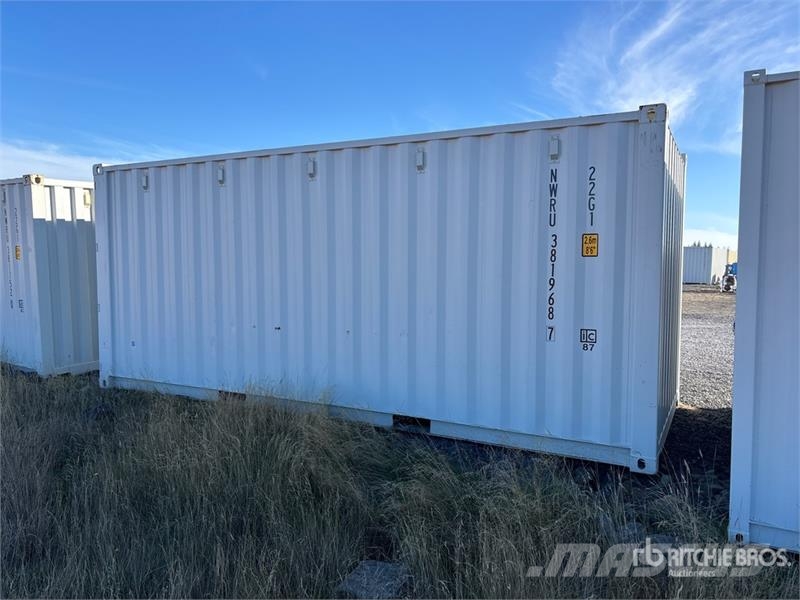 20 ft x 8 ft Skid-Mounted Storage Container Mobile Építőipar - Egyebek