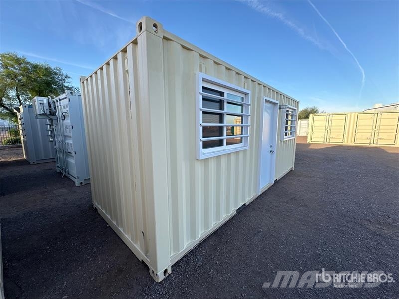 20 ft x 8 ft Skid-Mounted Storage Container Raktárkonténerek