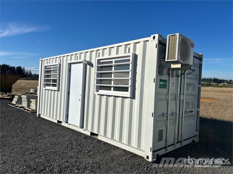20 ft x 8 ft Skid-Mounted Storage Container Mobile Gradbeništvo - drugo