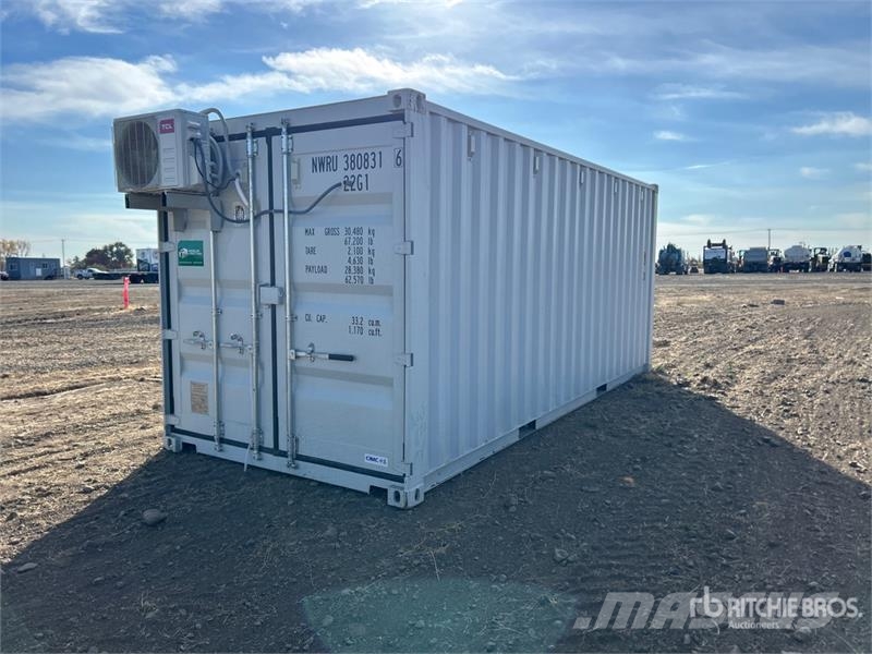 20 ft x 8 ft Skid-Mounted Storage Container Mobile Építőipar - Egyebek