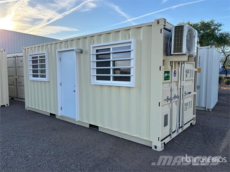 20 ft x 8 ft Skid-Mounted Storage Container Raktárkonténerek