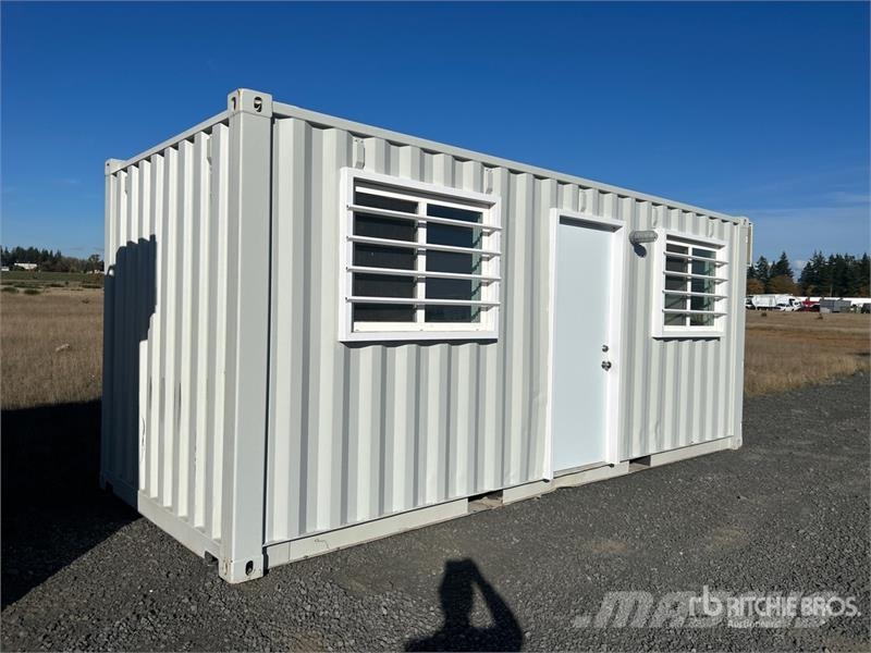 20 ft x 8 ft Skid-Mounted Storage Container Mobile Építőipar - Egyebek