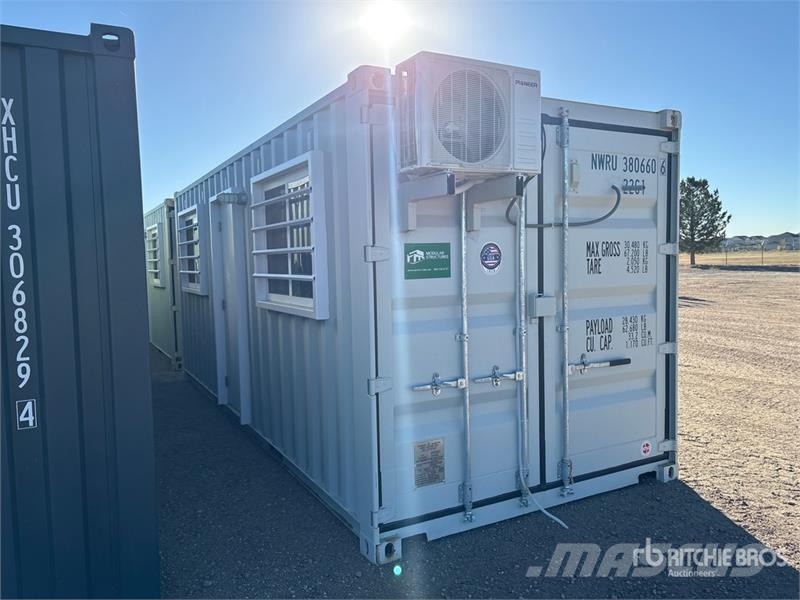 20 ft x 8 ft Skid-Mounted Mobile Office (Unused) Építőipar - Egyebek