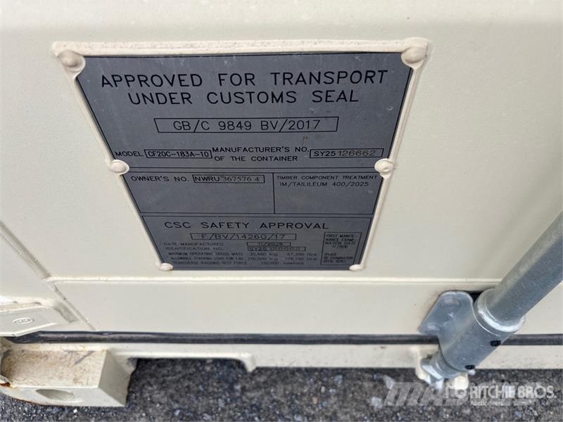 20 ft x 8 ft Skid-Mounted Mobile Office (Unused) Construcción - Otros