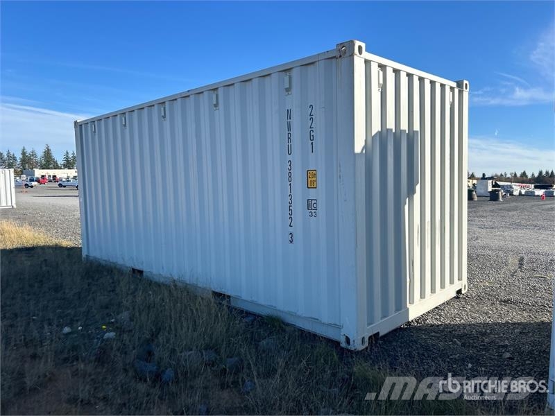 20 ft x 8 ft Skid-Mounted Storage Container Mobile Építőipar - Egyebek