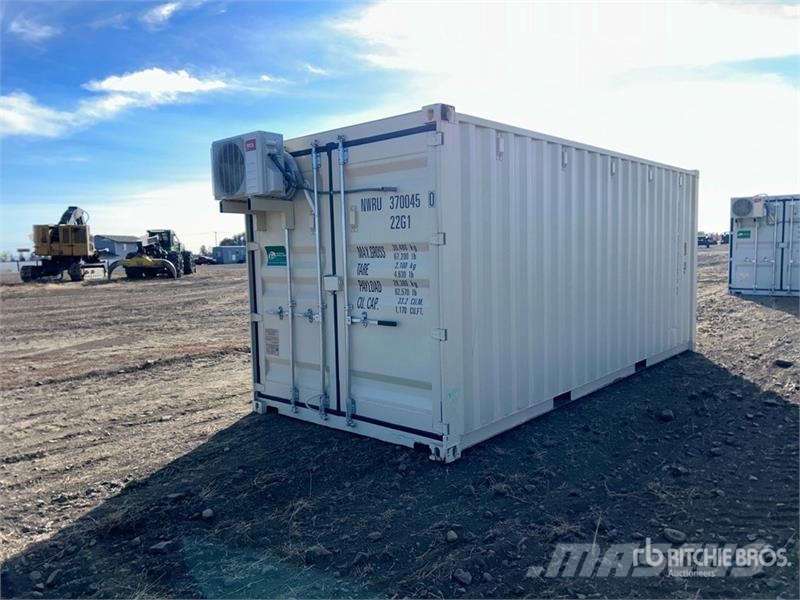 20 ft x 8 ft Skid-Mounted Storage Container Mobile Gradbeništvo - drugo