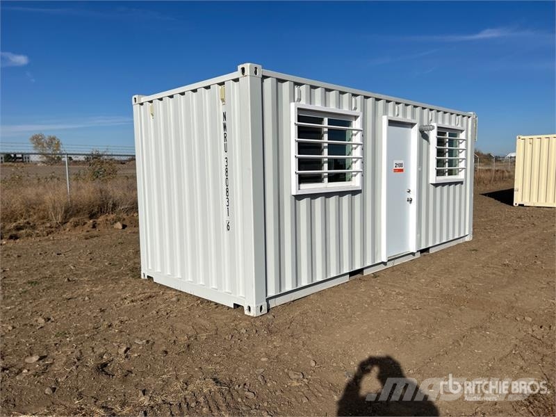 20 ft x 8 ft Skid-Mounted Storage Container Mobile Építőipar - Egyebek