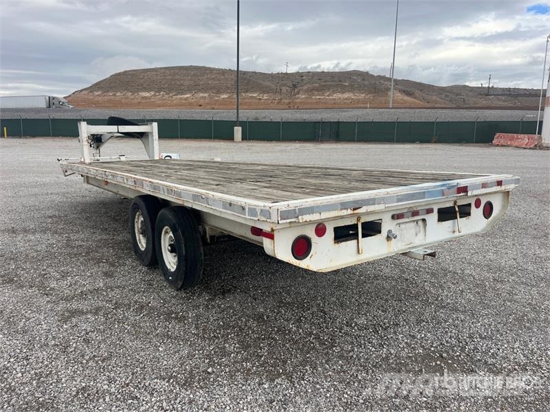 24 ft T/A Gooseneck Equipment Trailer Autotransportanhänger