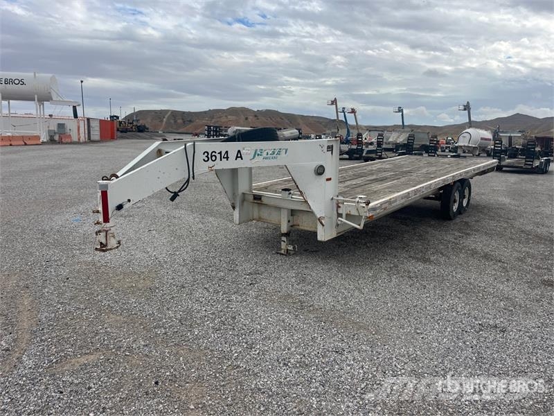 24 ft T/A Gooseneck Equipment Trailer Autotransportanhänger