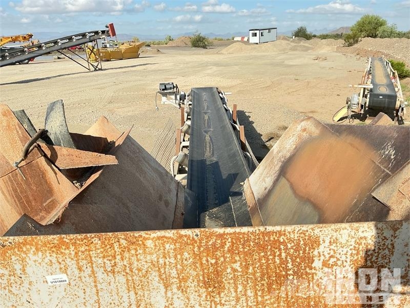 24 in x 28 ft Stationary Transfer Conveyor Belt Construcción - Otros
