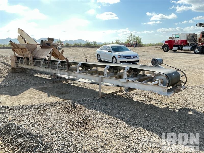 24 in x 28 ft Stationary Transfer Conveyor Belt Construcción - Otros