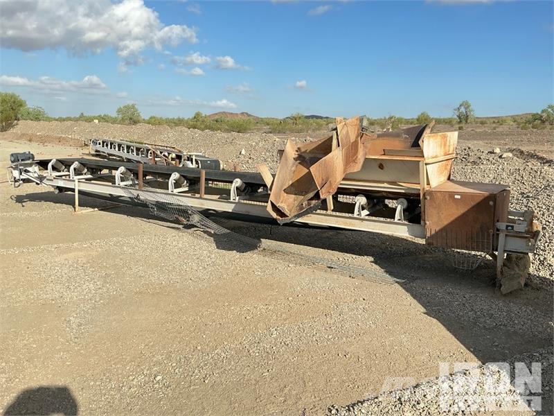 24 in x 28 ft Stationary Transfer Conveyor Belt Construcción - Otros