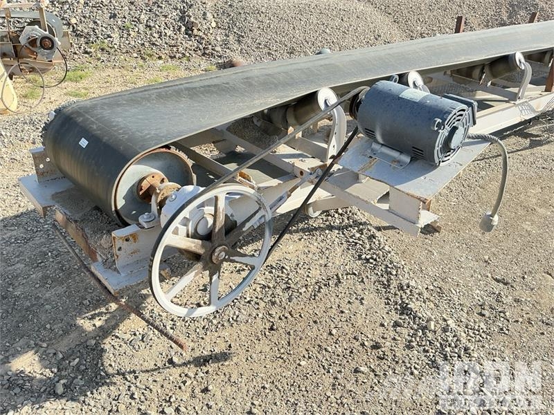 24 in x 28 ft Stationary Transfer Conveyor Belt Construcción - Otros