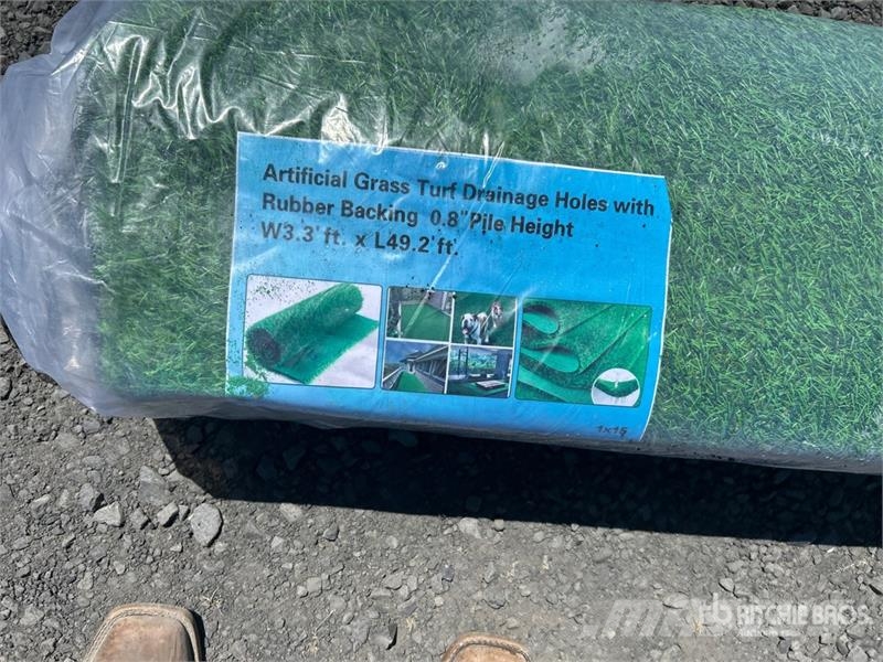  3.3 ft x 49.2 ft Artificial Grass Turf Drainages H Muud põllumajandusmasinad