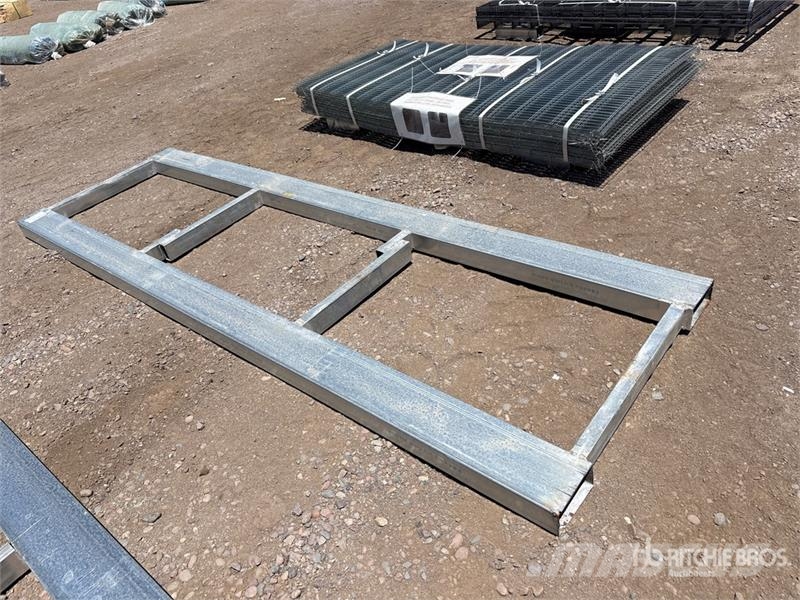  3 ft x 10 ft Metal Forklift Pallet Otros componentes