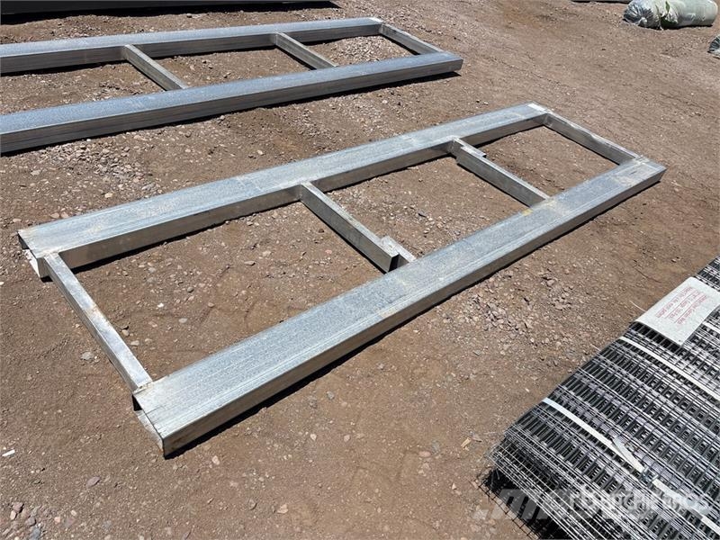  3 ft x 10 ft Metal Forklift Pallet Otros componentes
