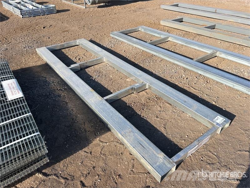  3 ft x 10 ft Metal Forklift Pallet Otros componentes