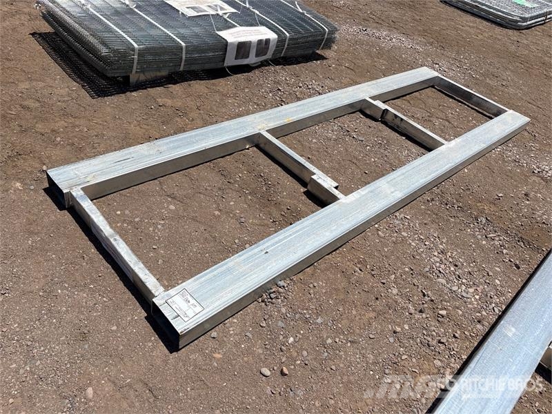  3 ft x 10 ft Metal Forklift Pallet Otros componentes