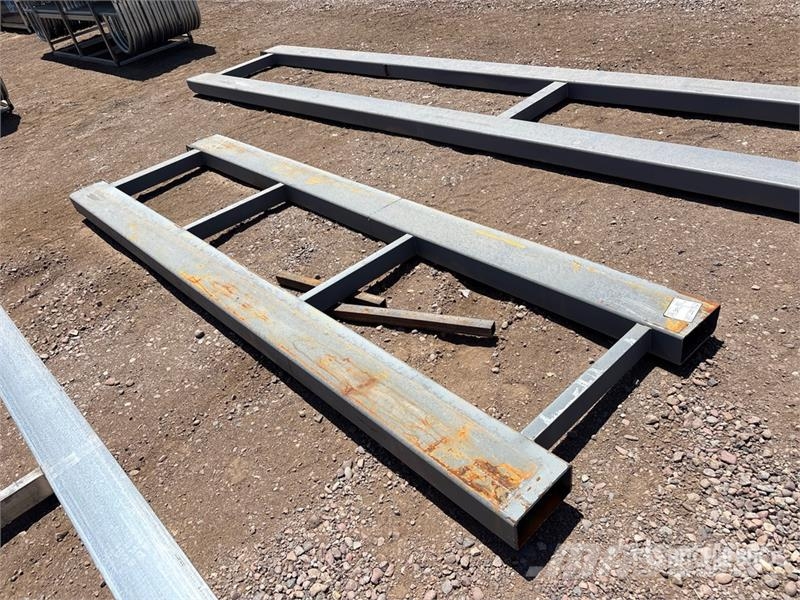 3 ft x 10 ft Metal Forklift Pallet Outros componentes