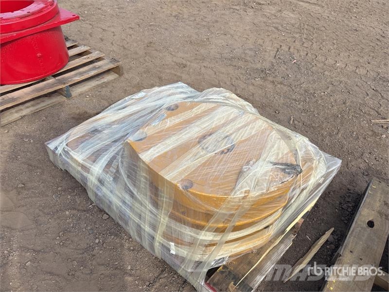  (3) Pully Block and Hook, (2) Cable Tool Work Plat Kranų dalys ir įranga