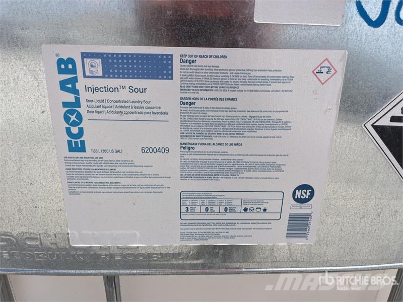 300 gal Skid Mounted Poly Chemical Tank Kraftstoff- und Zusatzstoffbehälter