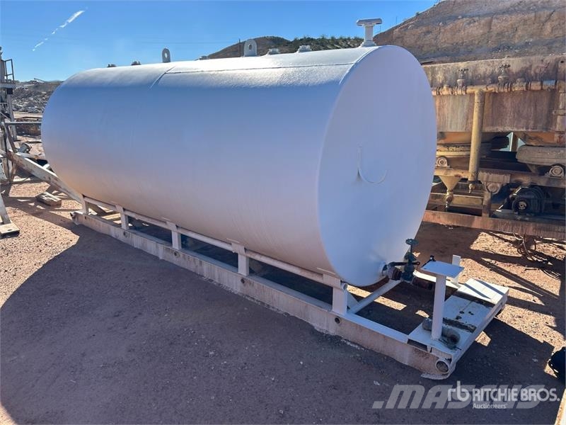  3000 gal Skid Mounted Steel Water Tank Fuel and additive tanks