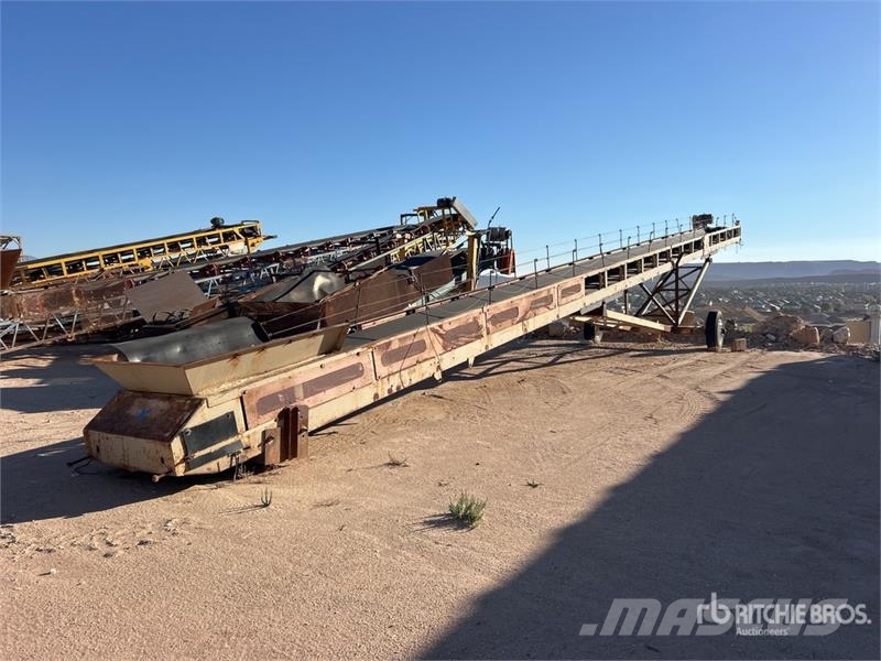  32 in x 72 ft Portable Radial Stacking Conveyor Be Outros Florestal