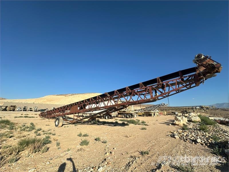 36 in x 100 ft Portable Radial Stacking Conveyor Construcción - Otros