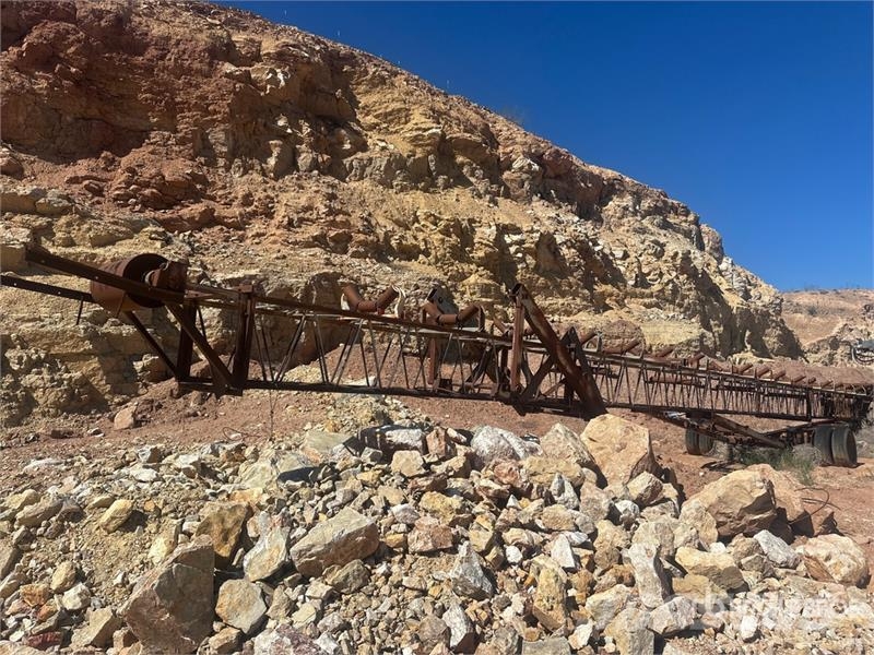 36 in x 120 ft Portable Radial Stacking Conveyor Construcción - Otros