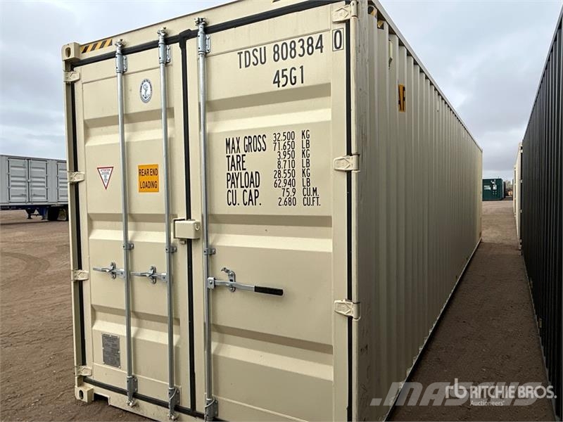 40 ft High Cube Double-Ended Storage Container Lagercontainere