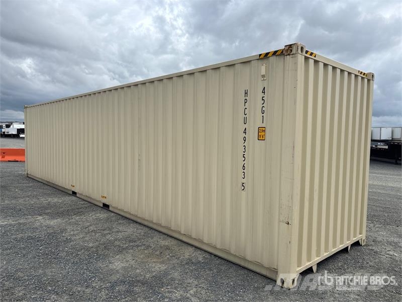 40 ft High Cube ft One-Way High Cube Storage Cont Uzglabāšanas konteineri