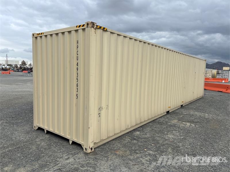 40 ft High Cube ft One-Way High Cube Storage Cont Uzglabāšanas konteineri