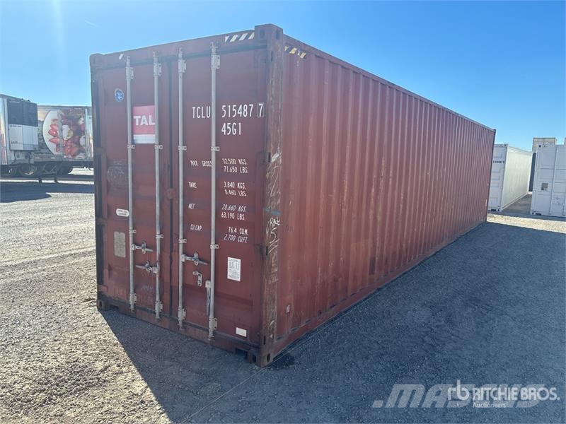 40 ft High Cube ft Storage Container Uzglabāšanas konteineri