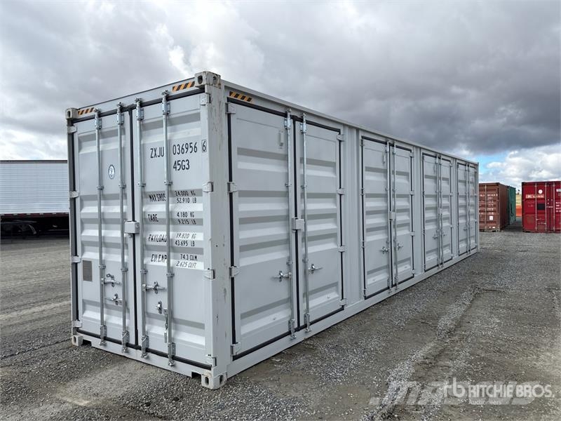 40 ft High Cube Multi-Door ft One-Way High Cube M Contenedores de almacenamiento