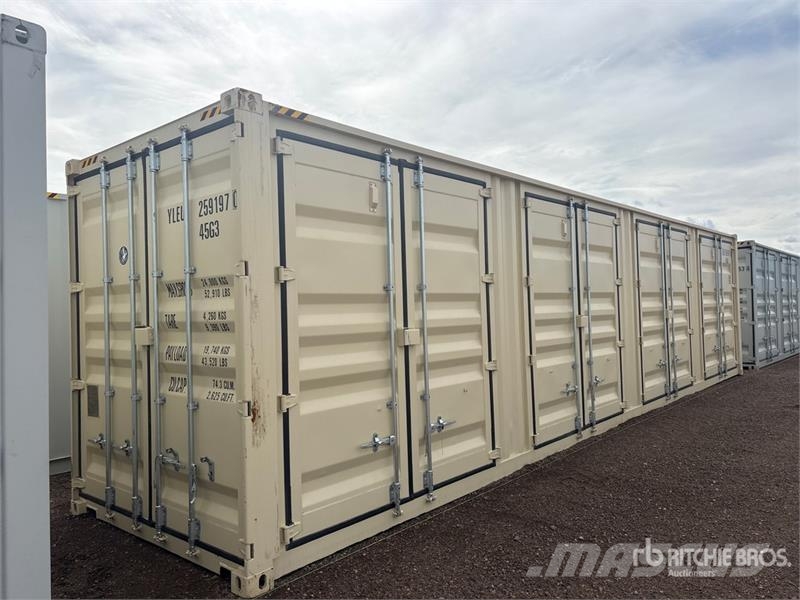  40 ft High Cube Multi-Door Storage Container Uzglabāšanas konteineri