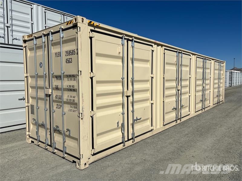 40 ft High Cube Multi-Door Storage Container Uzglabāšanas konteineri