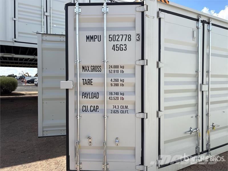  40 ft High Cube Multi-Door Storage Container Varastokontit