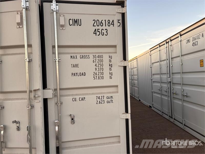 40 ft High Cube Multi-Door Storage Container Uzglabāšanas konteineri