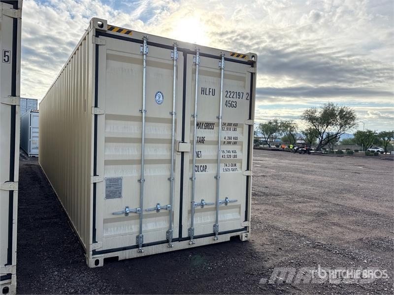 40 ft High Cube Multi-Door Storage Container Uzglabāšanas konteineri