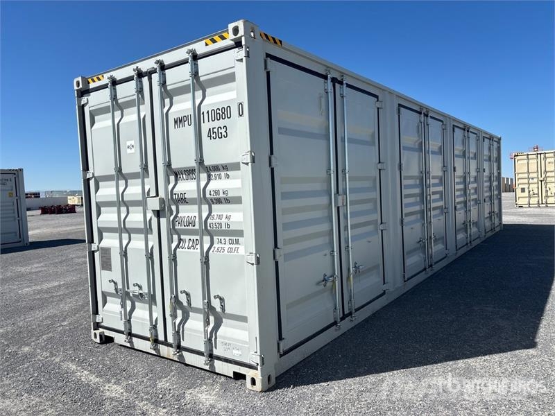 40 ft High Cube Multi-Door Storage Container Varastokontit