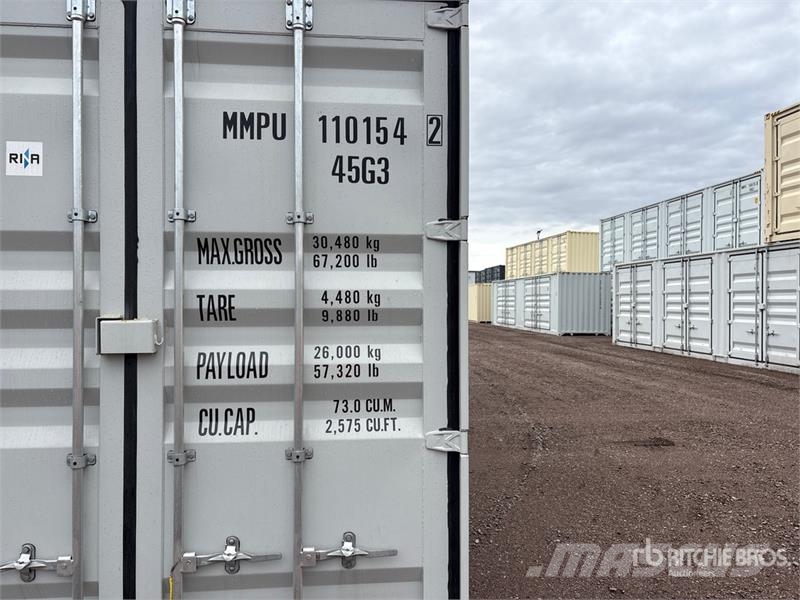 40 ft High Cube Multi-Door Storage Container Lagerbehälter