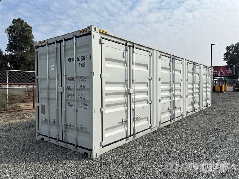 40 ft High Cube Multi-Door Storage Container Uzglabāšanas konteineri