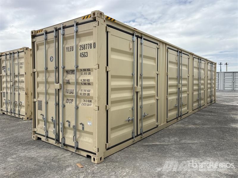 40 ft High Cube Multi-Door Storage Container Lagerbehälter