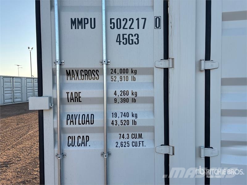 40 ft High Cube Multi-Door Storage Container Varastokontit